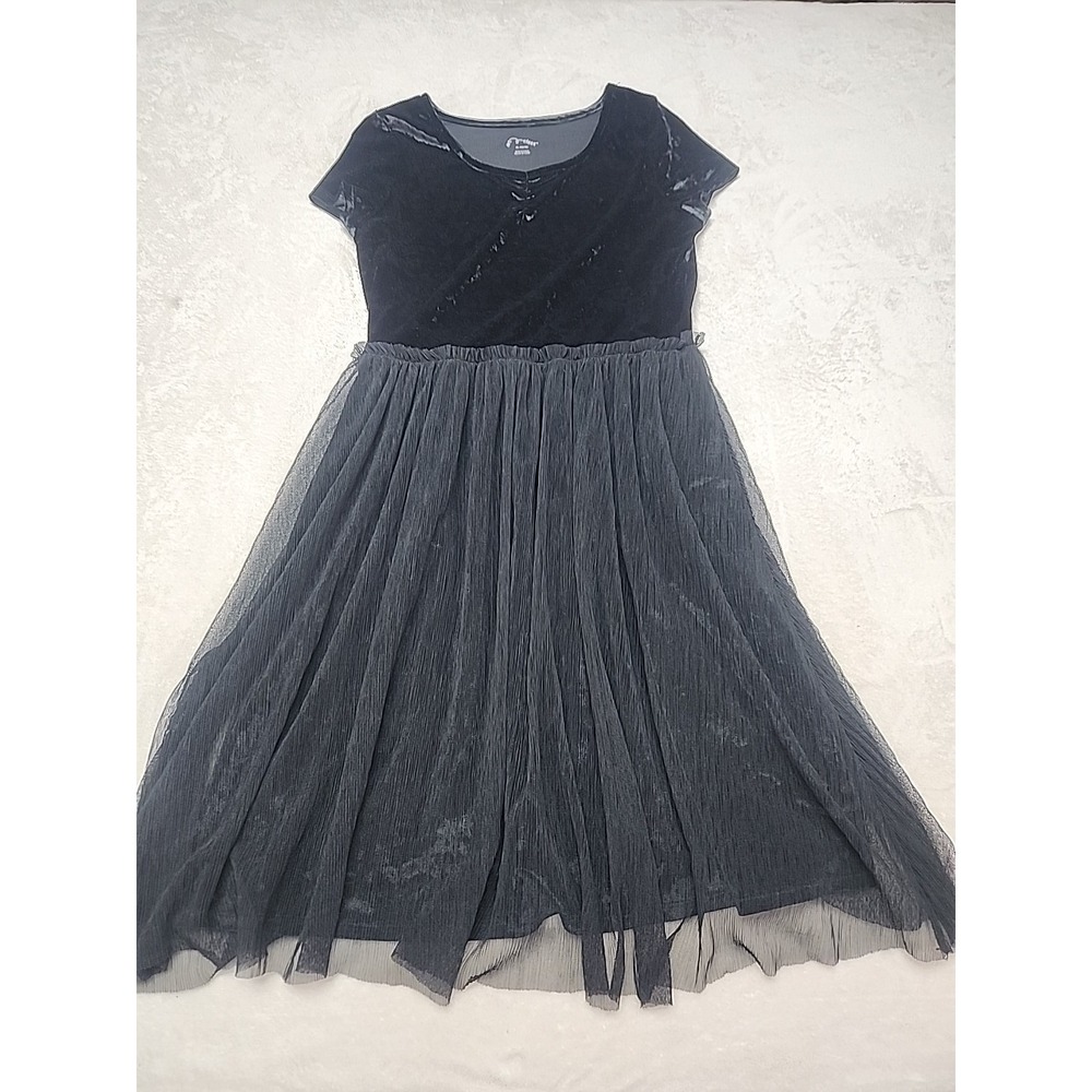 Art Class Girls‎ Velvet Black Short Sleeve Dress Size Xl 14-6